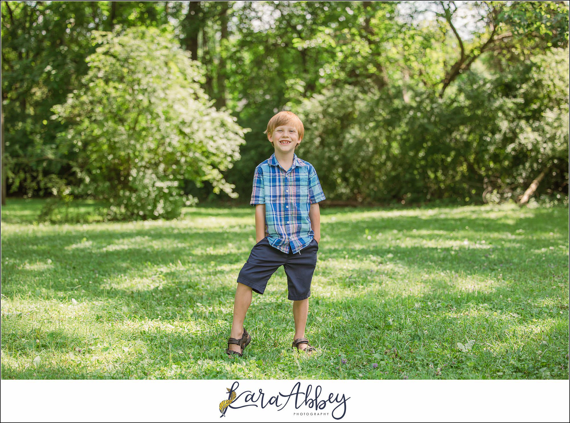 Half Birthday Backyard Portraits in Irwin PA