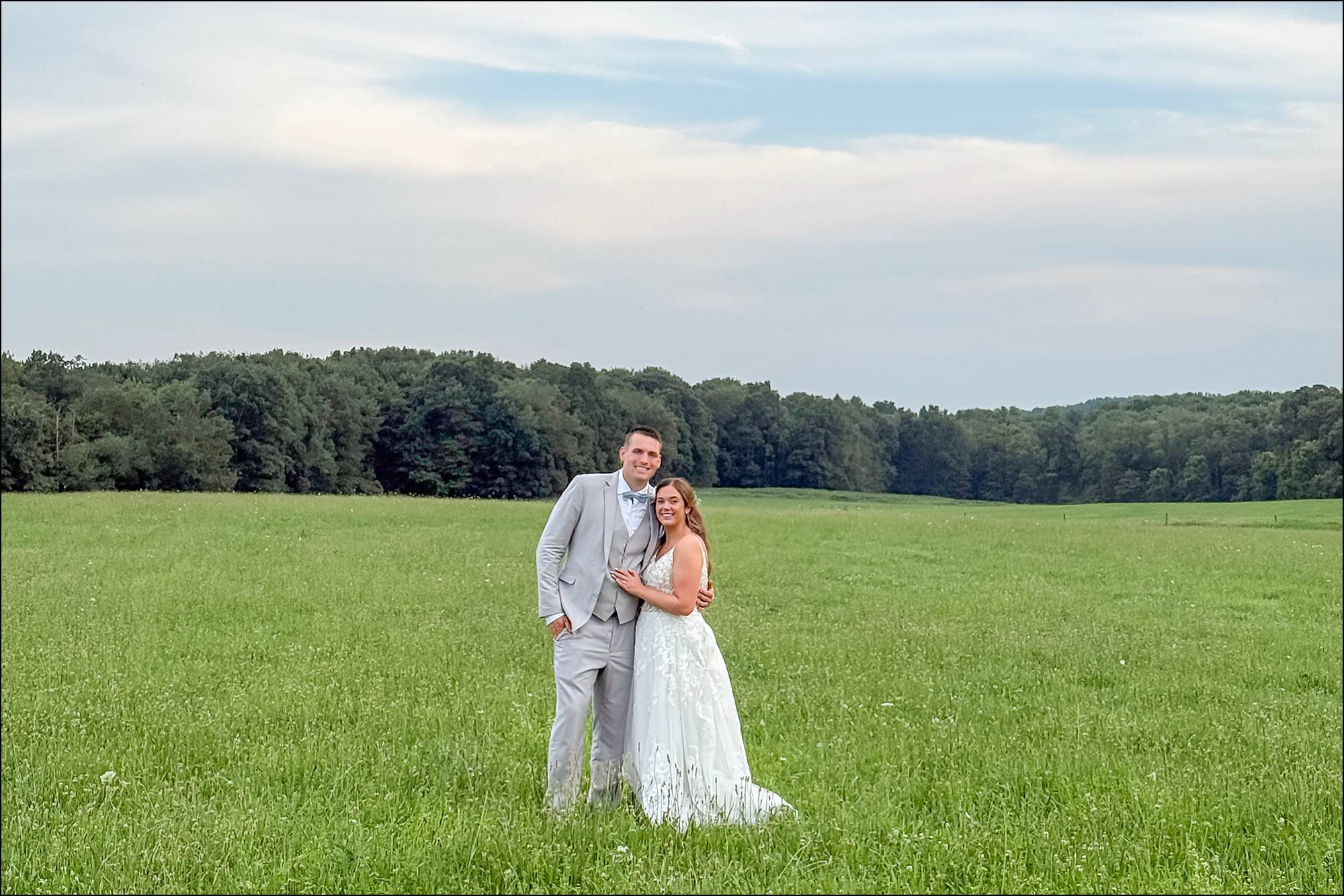 Emily and Alex Armstrong Farms Summer Wedding Content Creation