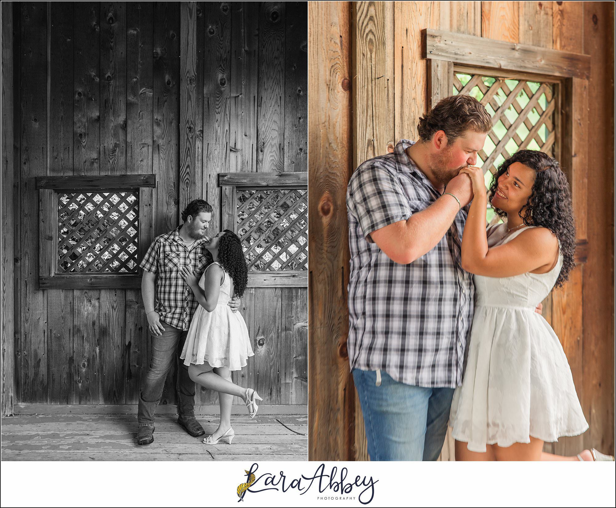 Nate and Tai'Asia Engagement Photos at Indian Lake in Irwin PA
