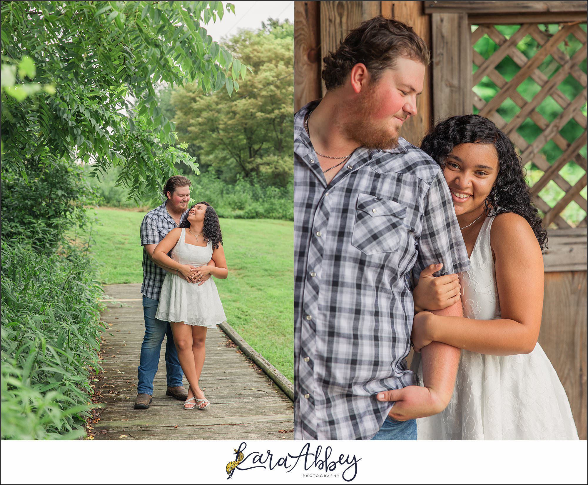 Nate and Tai'Asia Engagement Photos at Indian Lake in Irwin PA