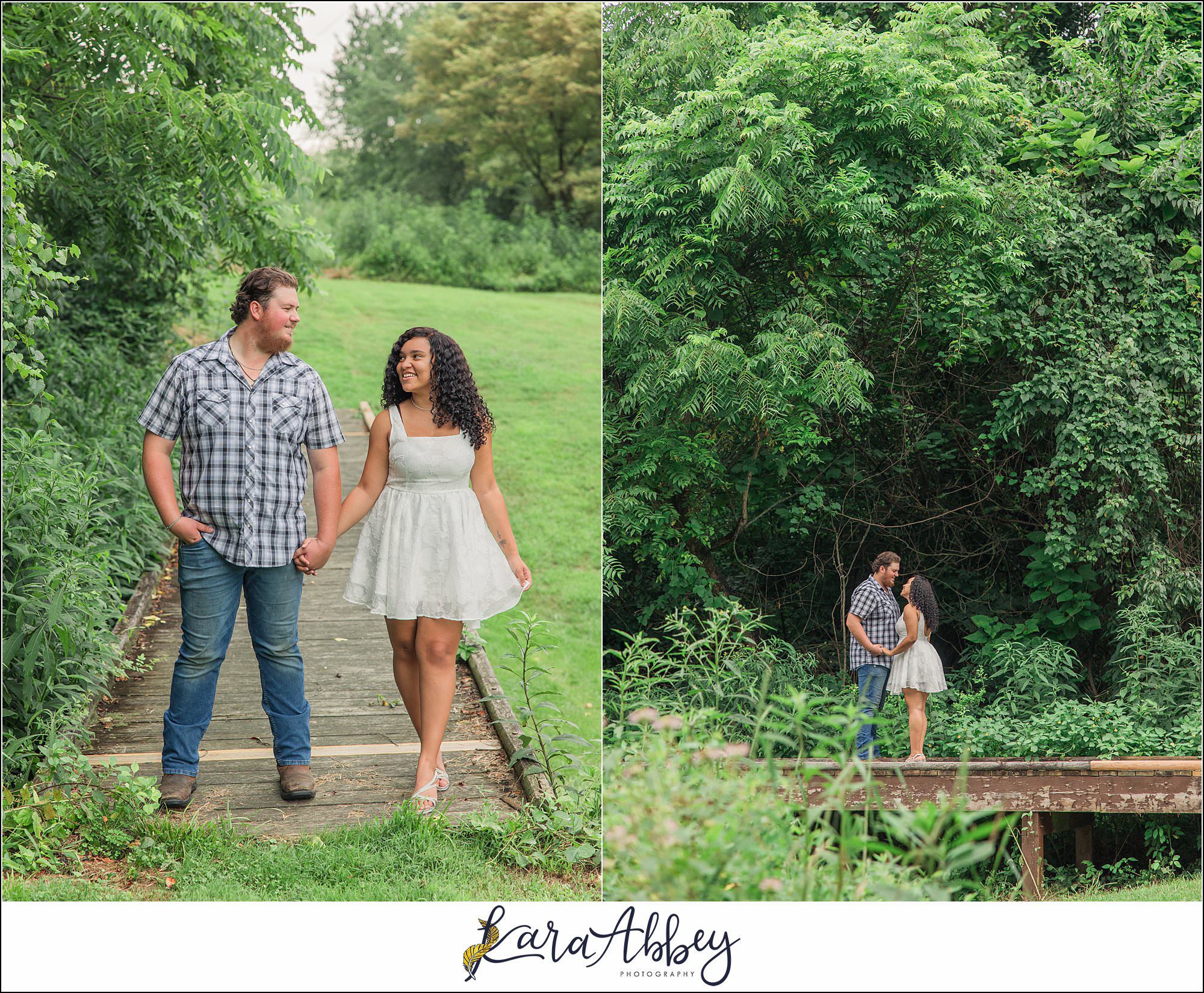 Nate and Tai'Asia Engagement Photos at Indian Lake in Irwin PA