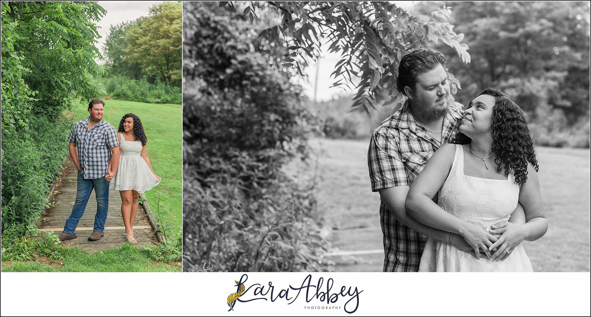 Nate and Tai'Asia Engagement Photos at Indian Lake in Irwin PA