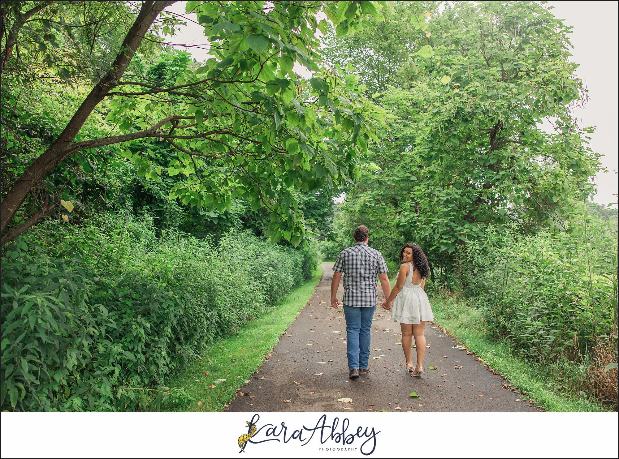 Nate and Tai'Asia Engagement Photos at Indian Lake in Irwin PA