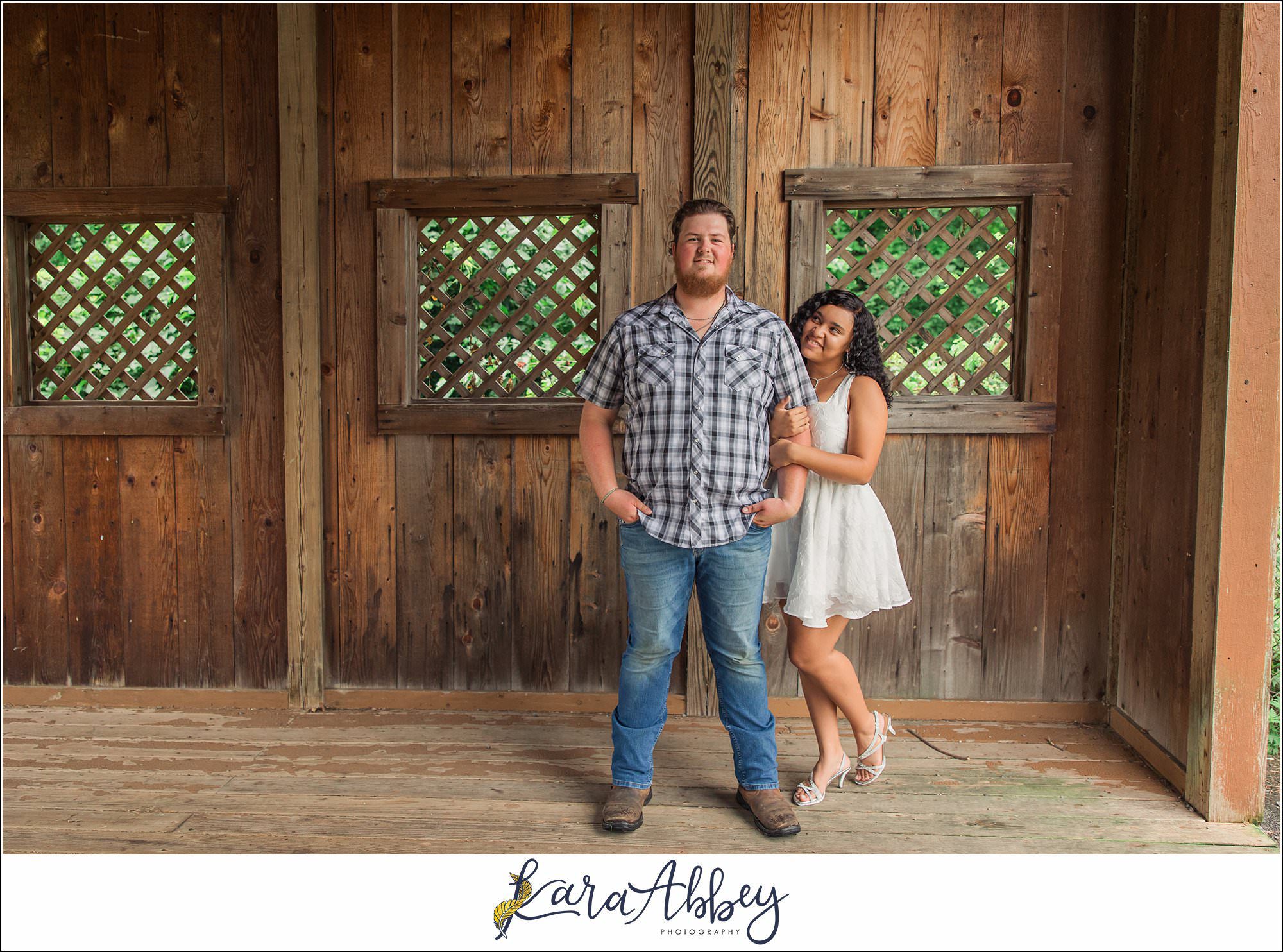 Nate and Tai'Asia Engagement Photos at Indian Lake in Irwin PA