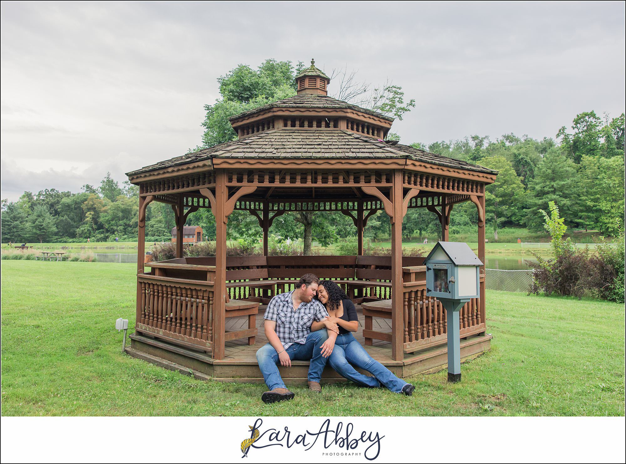 Nate and Tai'Asia Engagement Photos at Indian Lake in Irwin PA