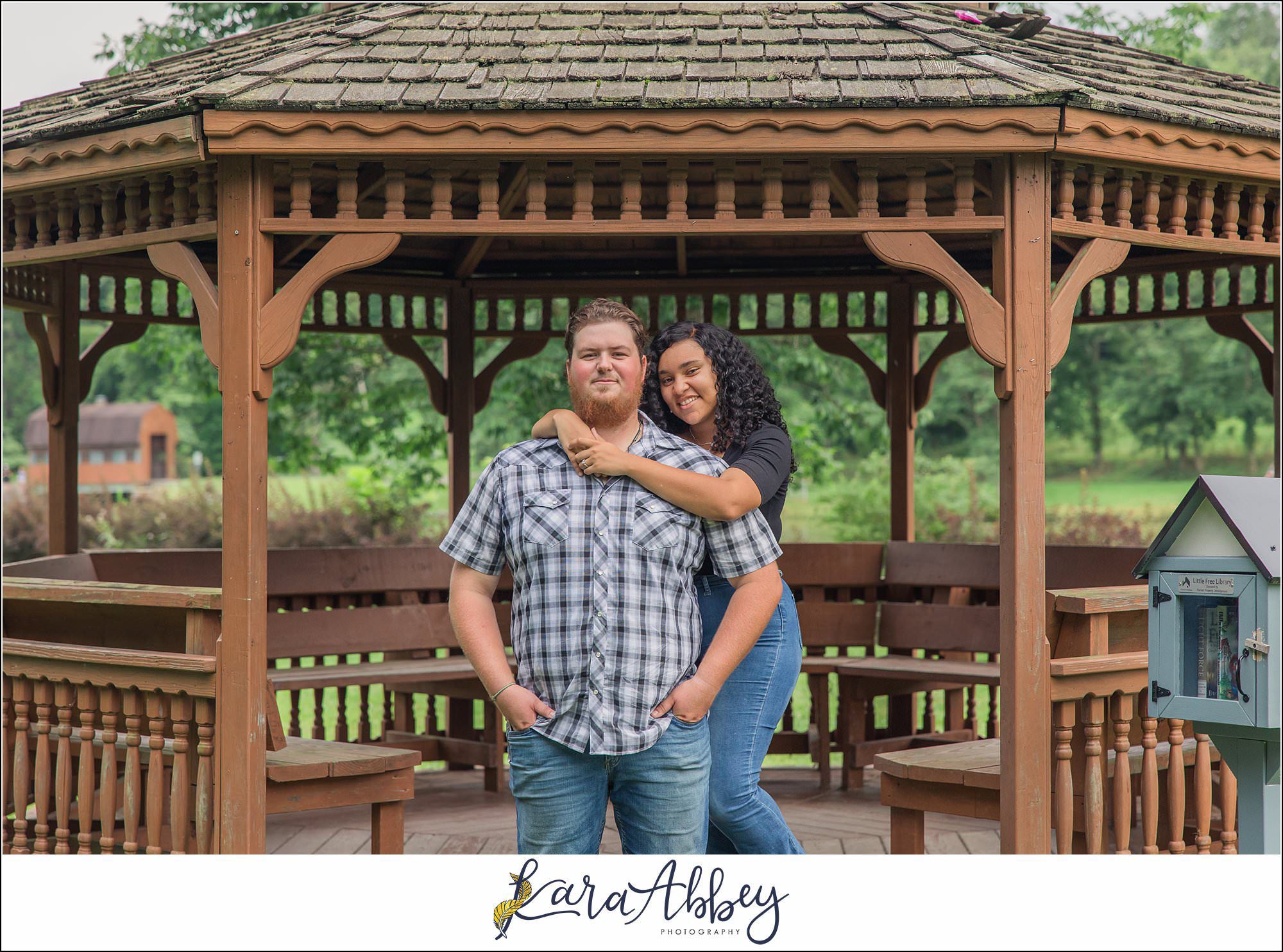 Nate and Tai'Asia Engagement Photos at Indian Lake in Irwin PA