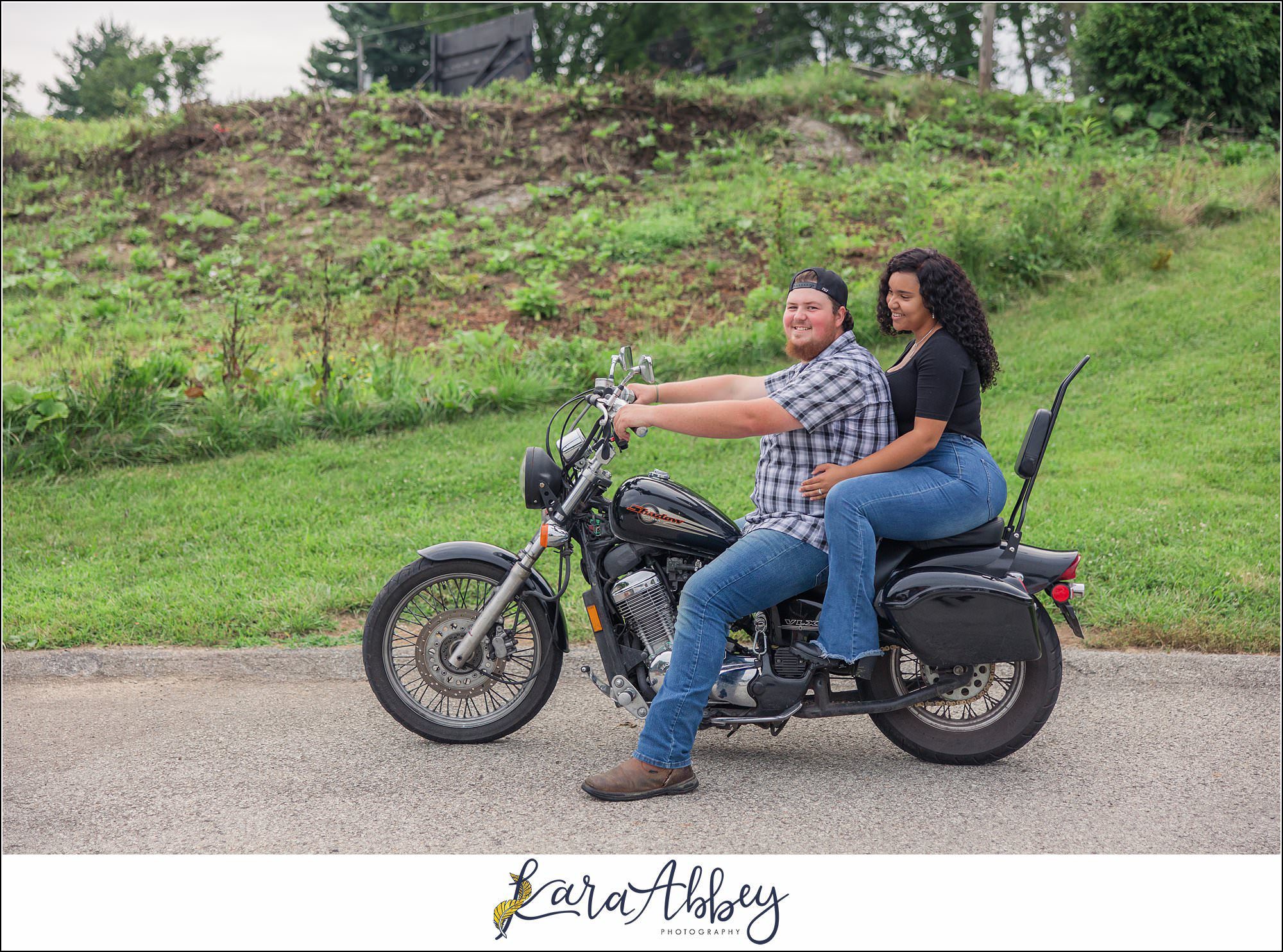 Nate and Tai'Asia Engagement Photos at Indian Lake in Irwin PA