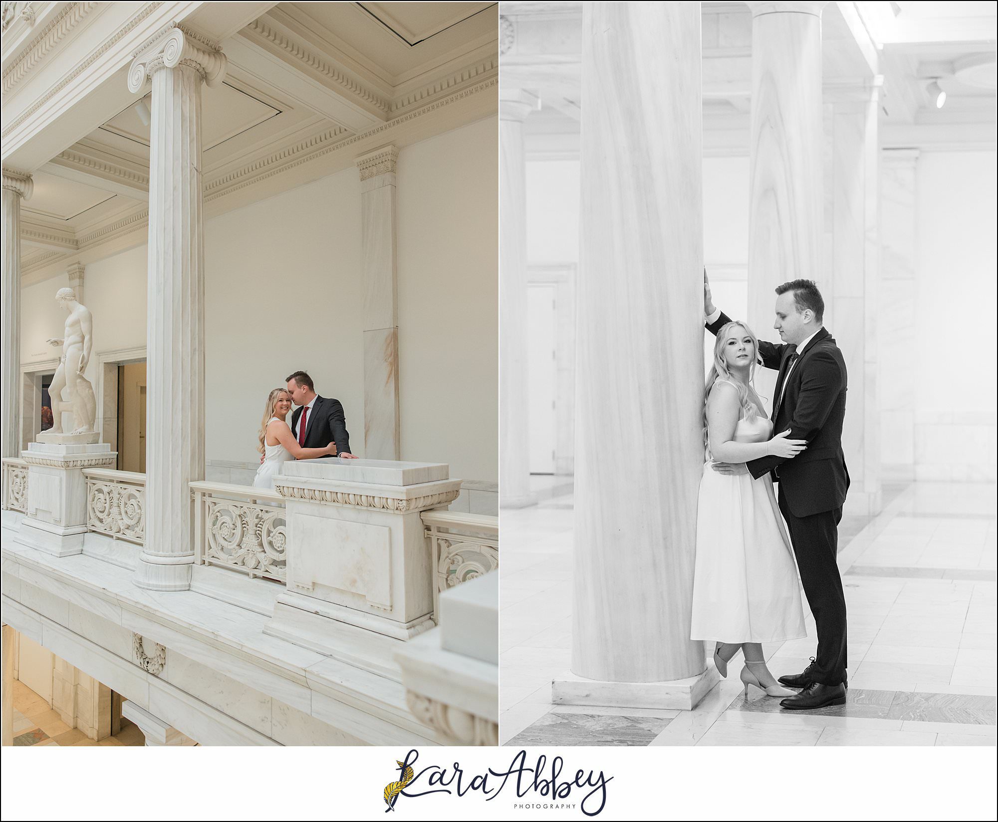 Chelsie and Alex Engagement Photos at Carnegie Museum of Art in Pittsburgh PA