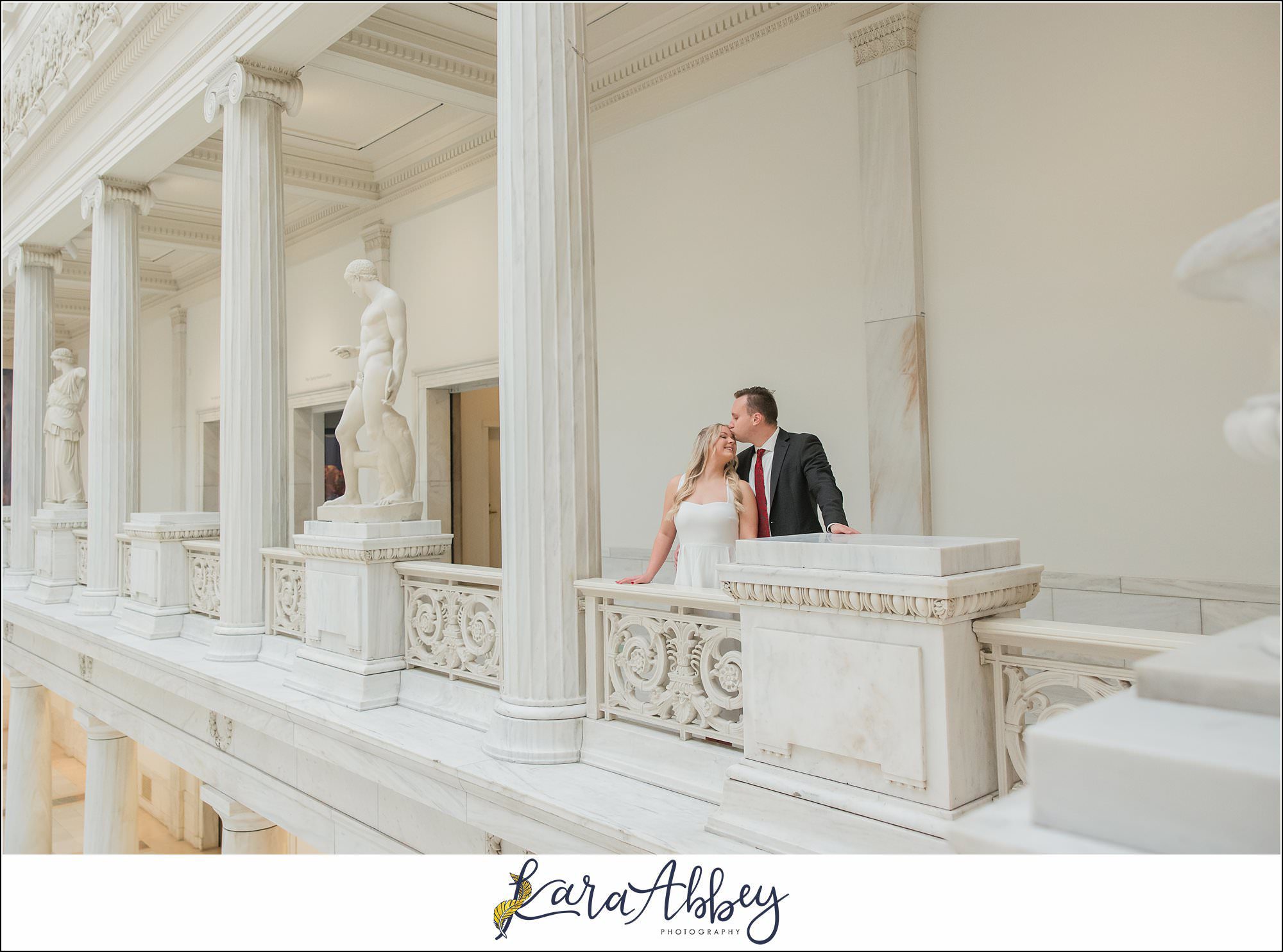 Chelsie and Alex Engagement Photos at Carnegie Museum of Art in Pittsburgh PA
