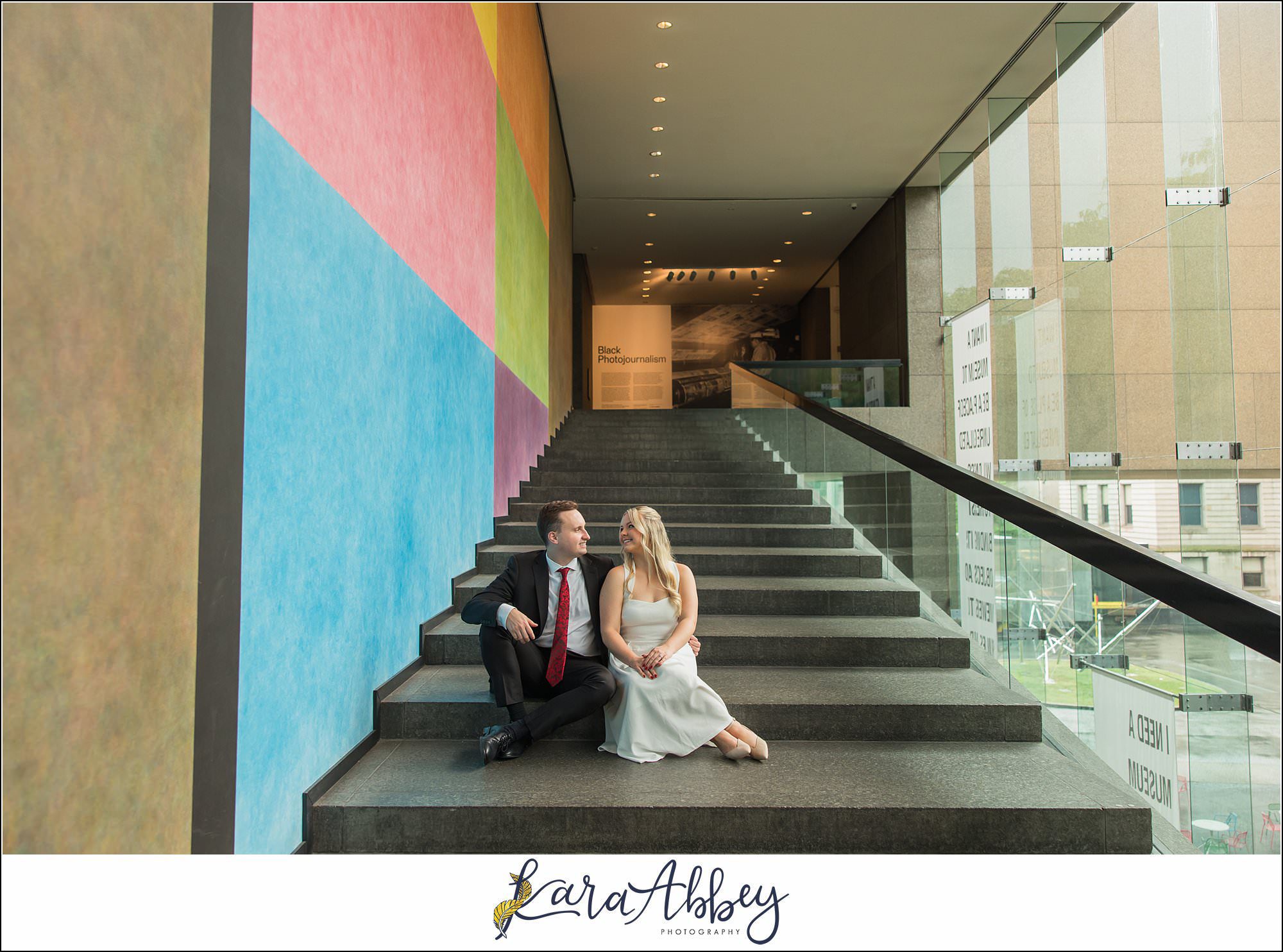Chelsie and Alex Engagement Photos at Carnegie Museum of Art in Pittsburgh PA