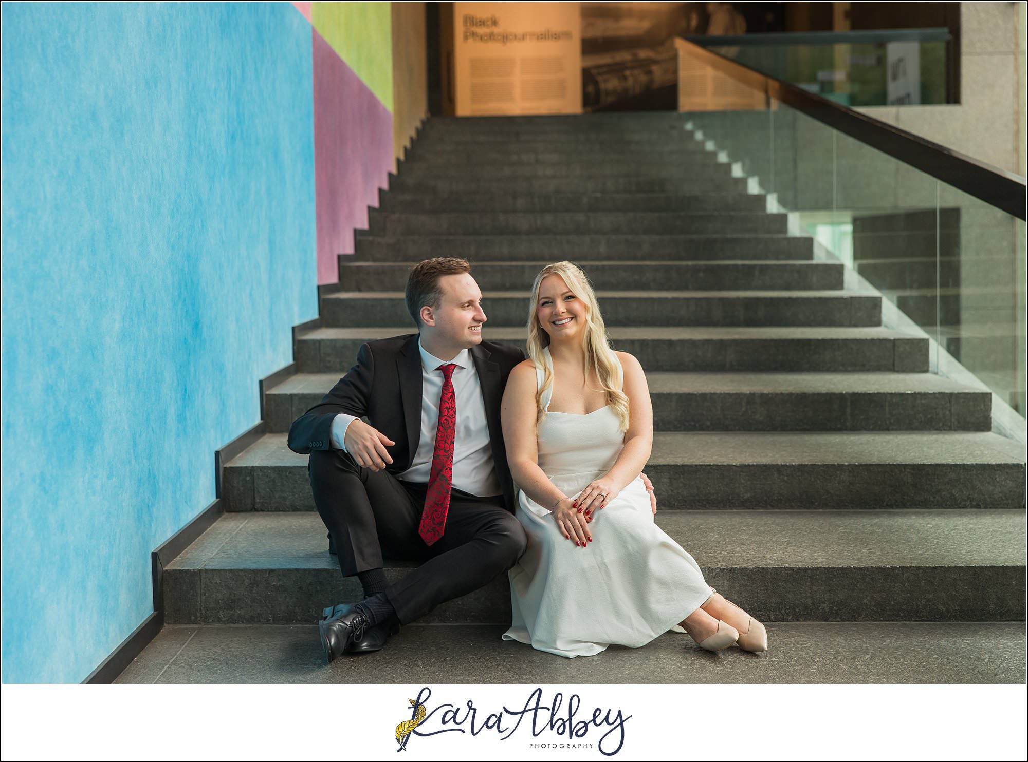 Chelsie and Alex Engagement Photos at Carnegie Museum of Art in Pittsburgh PA