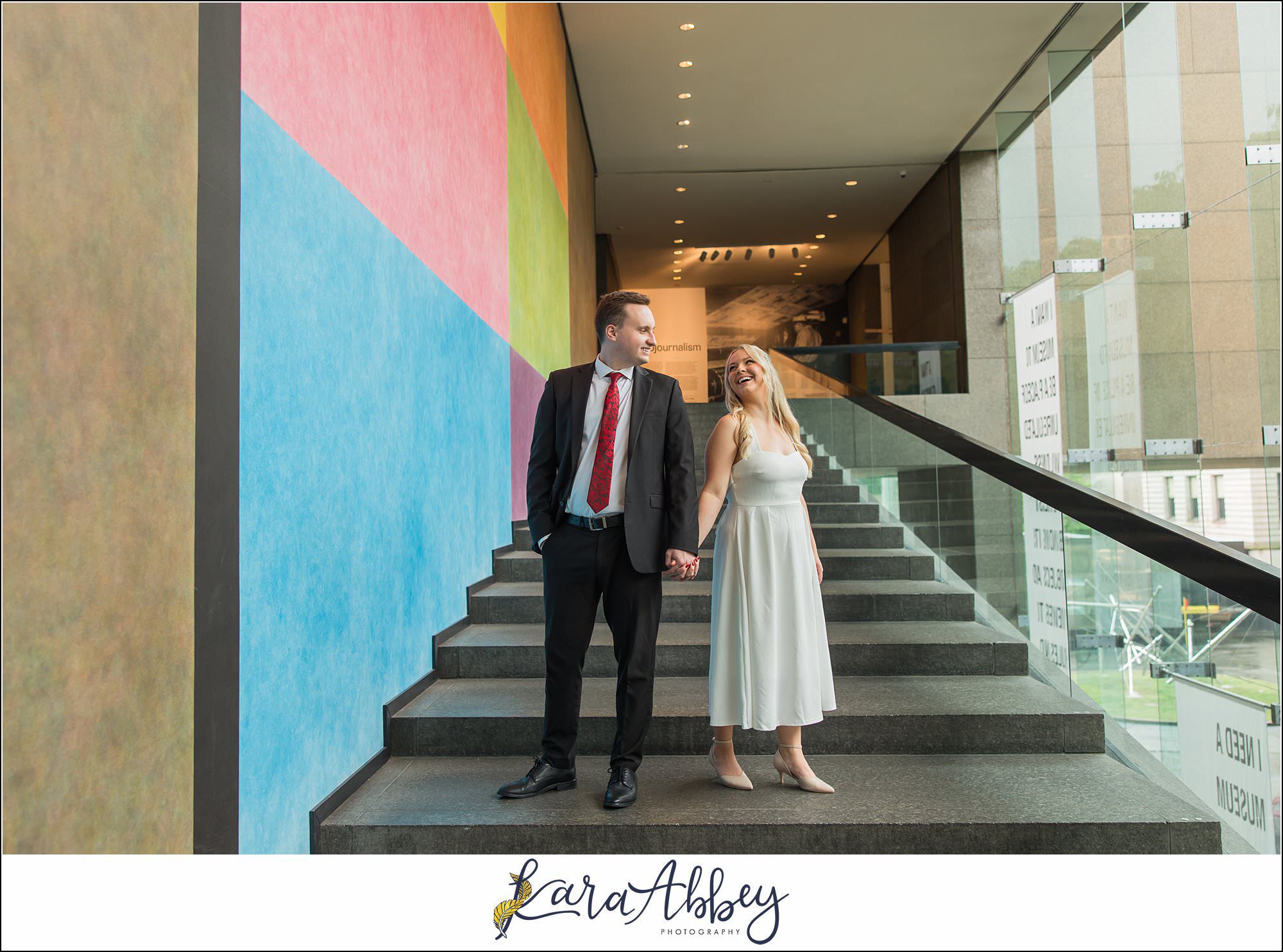 Chelsie and Alex Engagement Photos at Carnegie Museum of Art in Pittsburgh PA