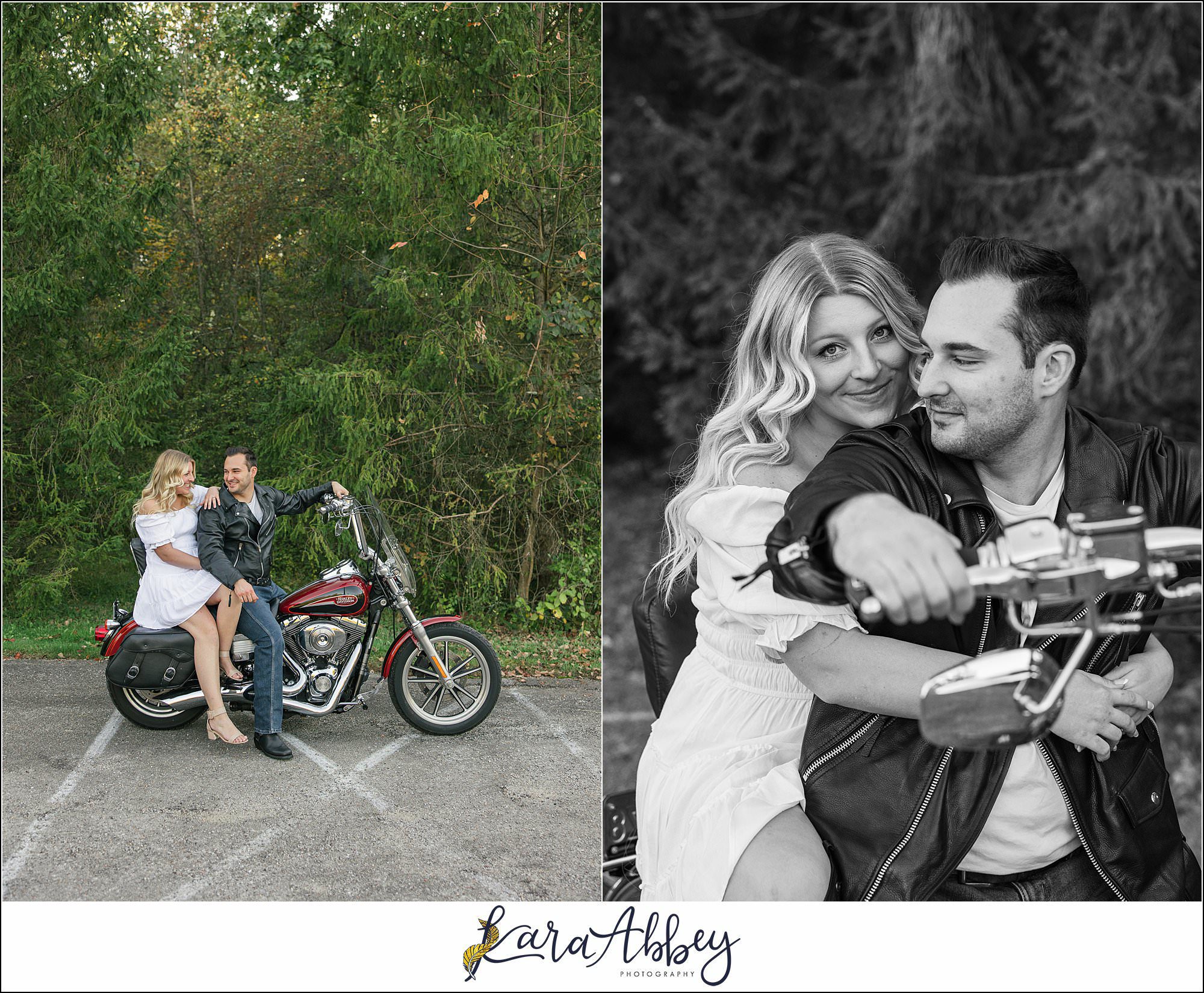Alyse and Alex Engagement Photos at Twin Lakes Park in Greensburg, PA