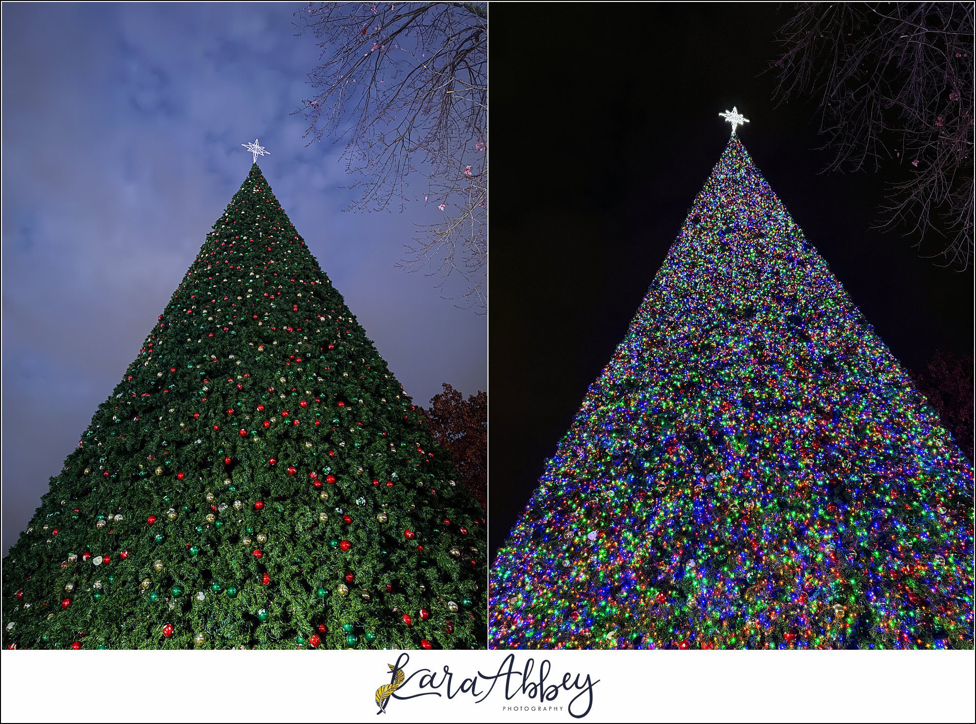 Kennywood Park Holiday Lights 2025