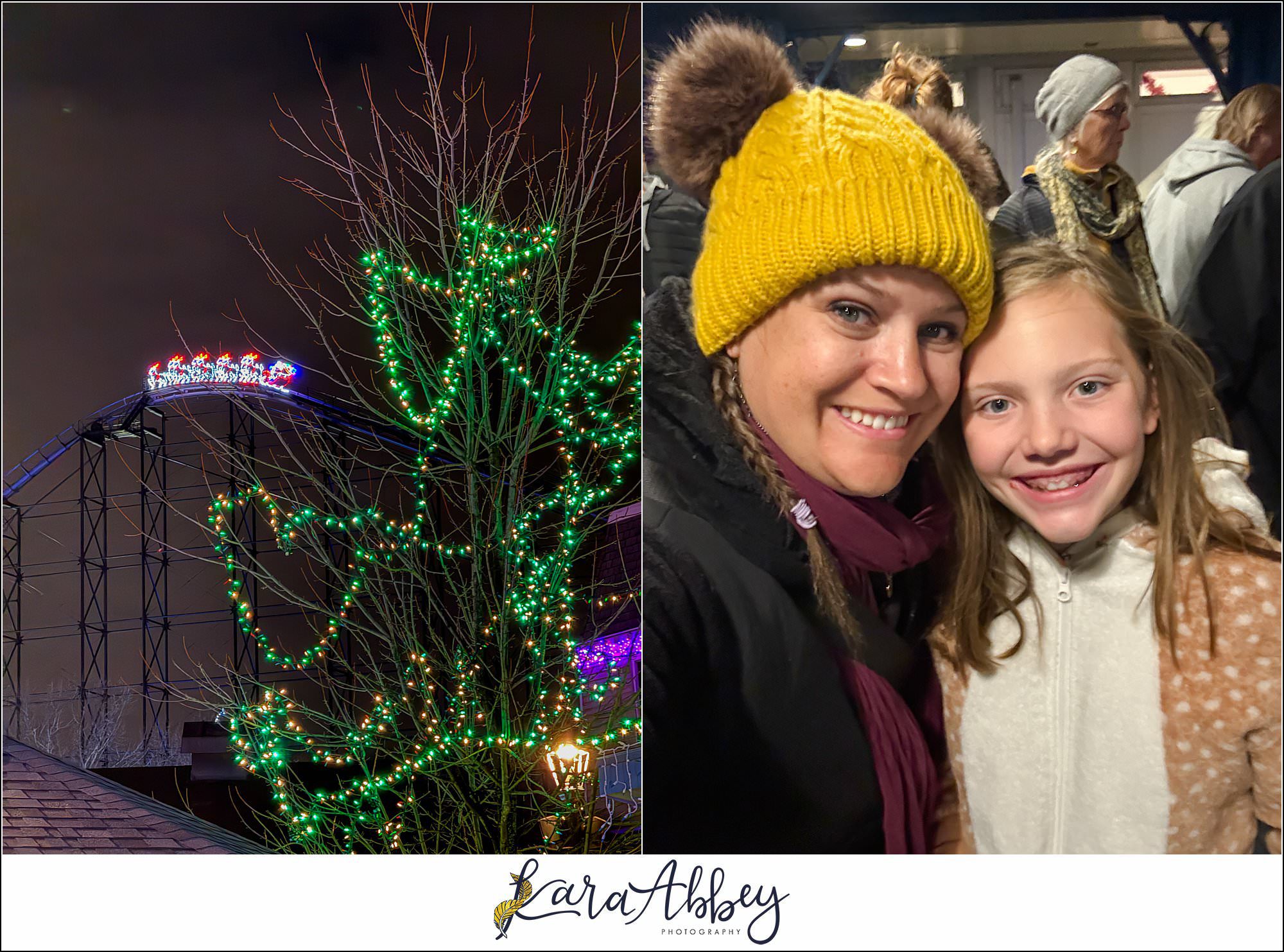 Kennywood Park Holiday Lights 2025