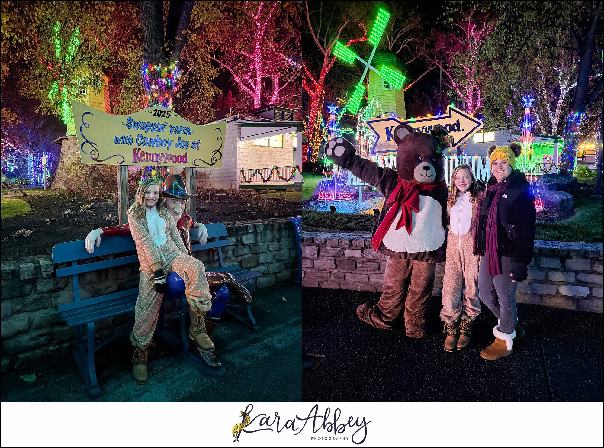 Kennywood Park Holiday Lights 2025