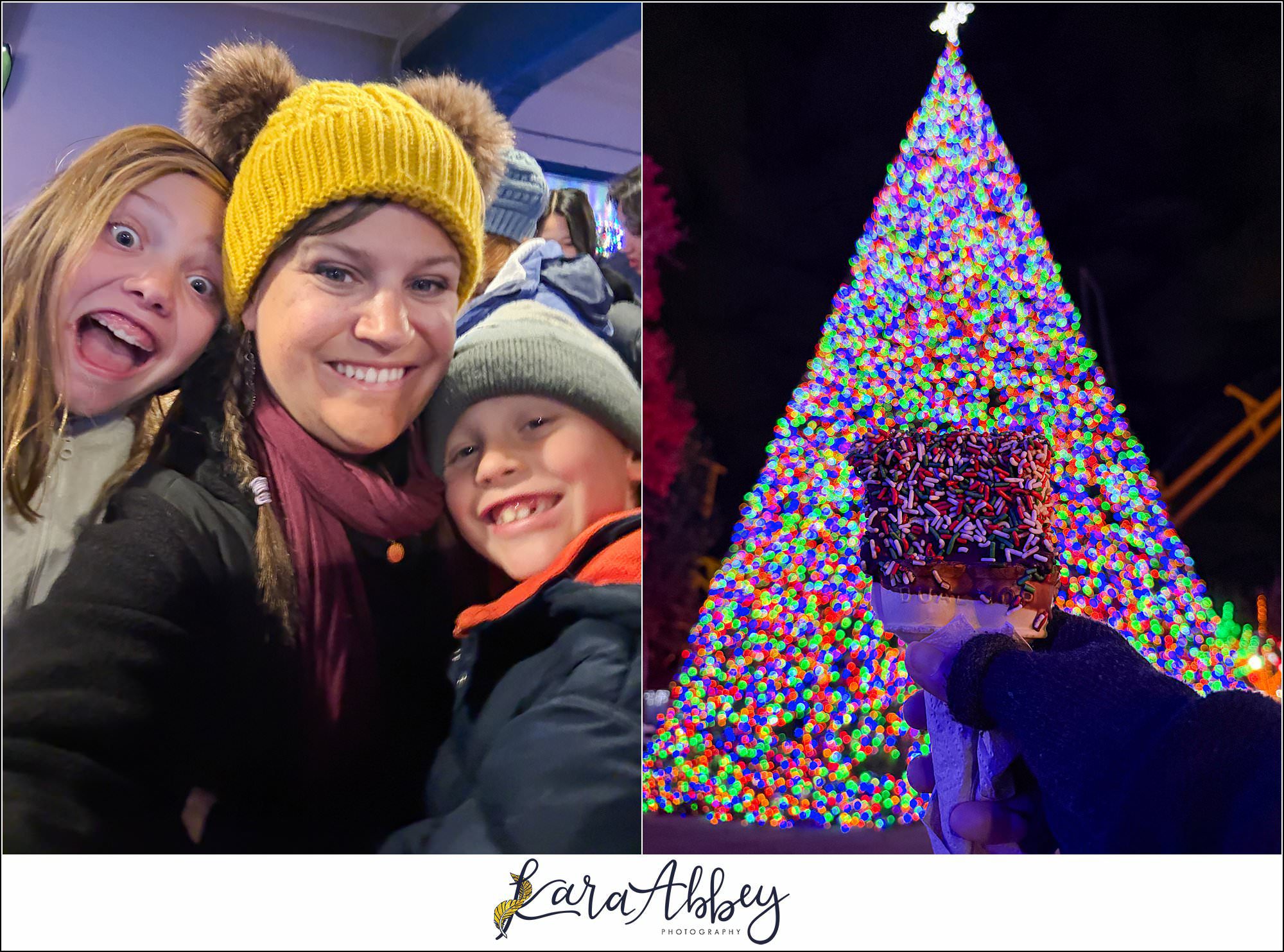 Kennywood Park Holiday Lights 2025