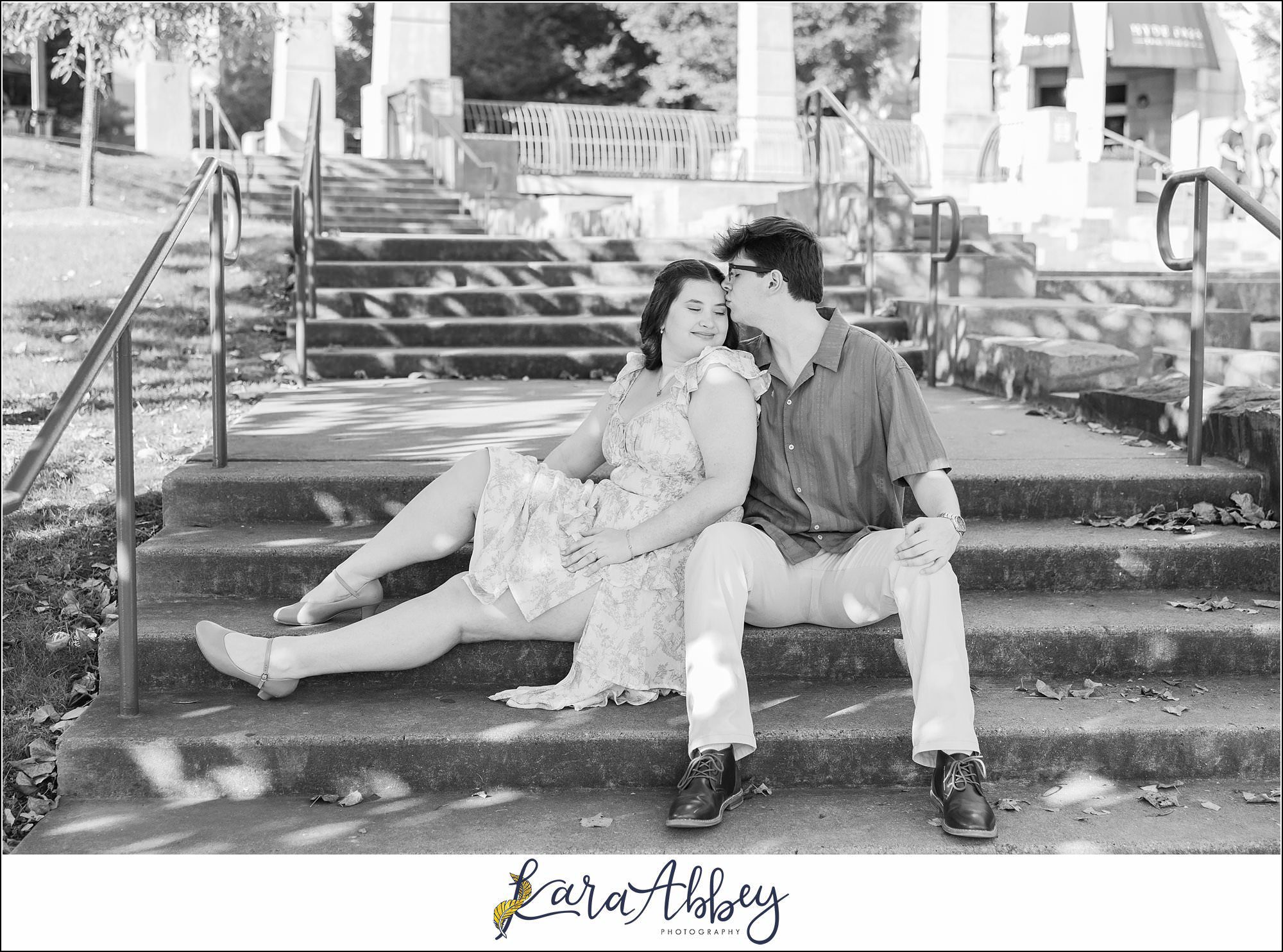 Roberto Clemente Bridge Summer Downtown Pittsburgh Engagement Session