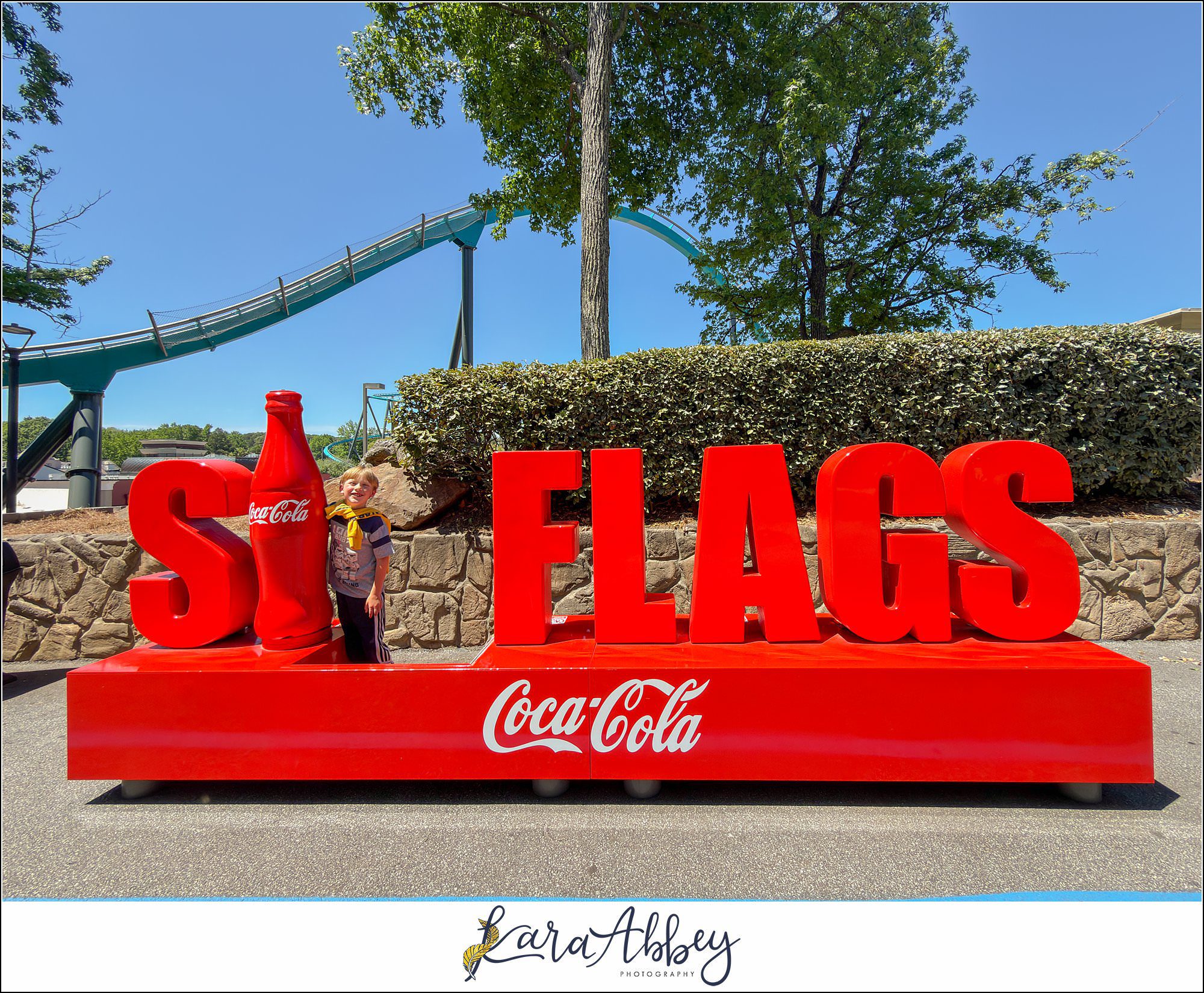 Riding Georgia Gold Rusher at Six Flags Over Georgia