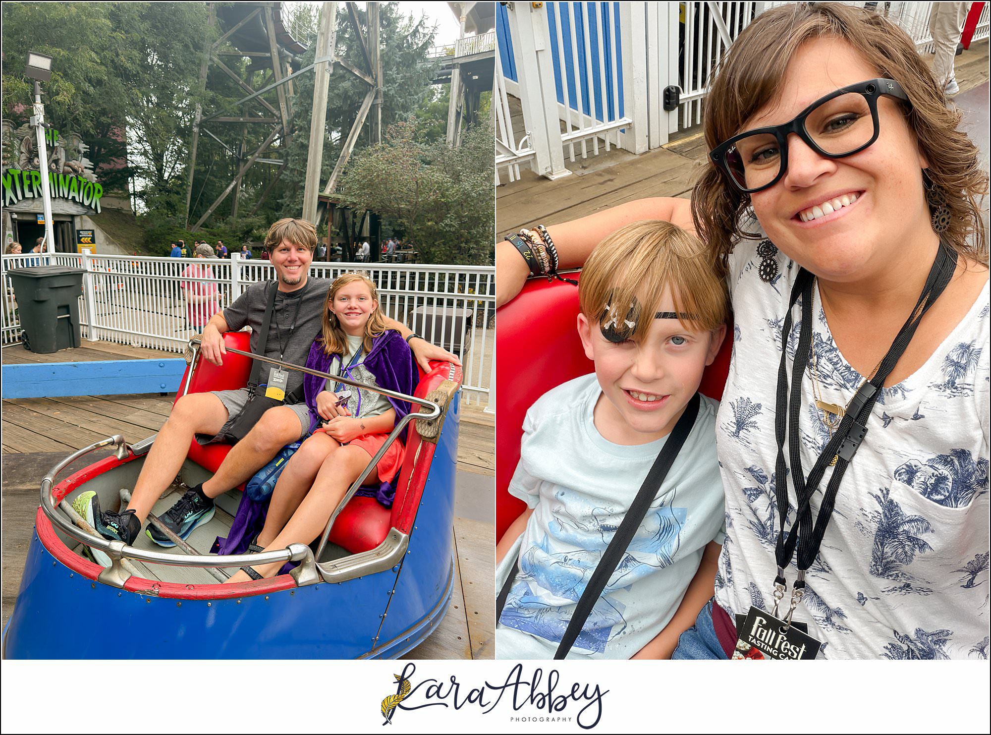 The Adventuring Abbeys visit Kennywood Phantom Fall Fest 2026