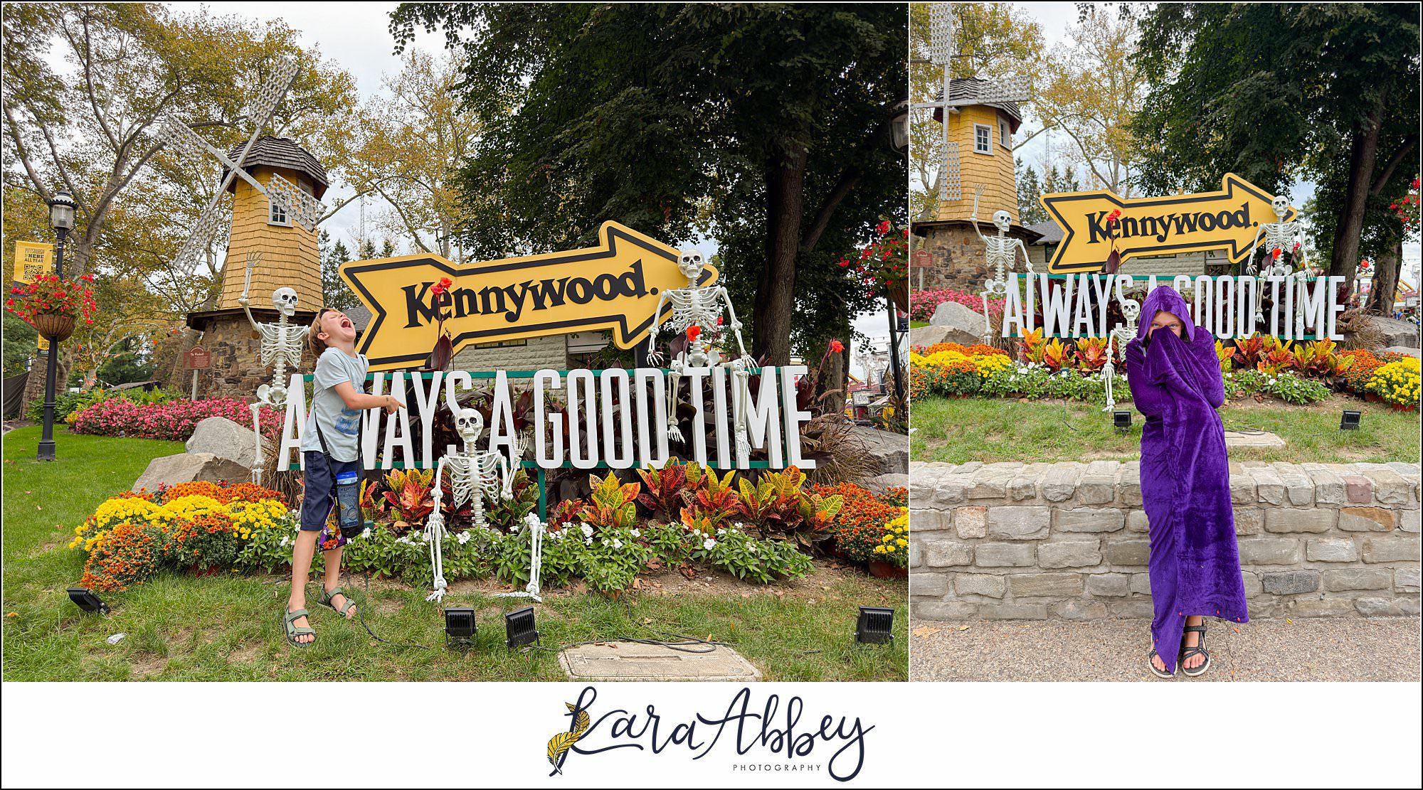 The Adventuring Abbeys visit Kennywood Phantom Fall Fest 2026