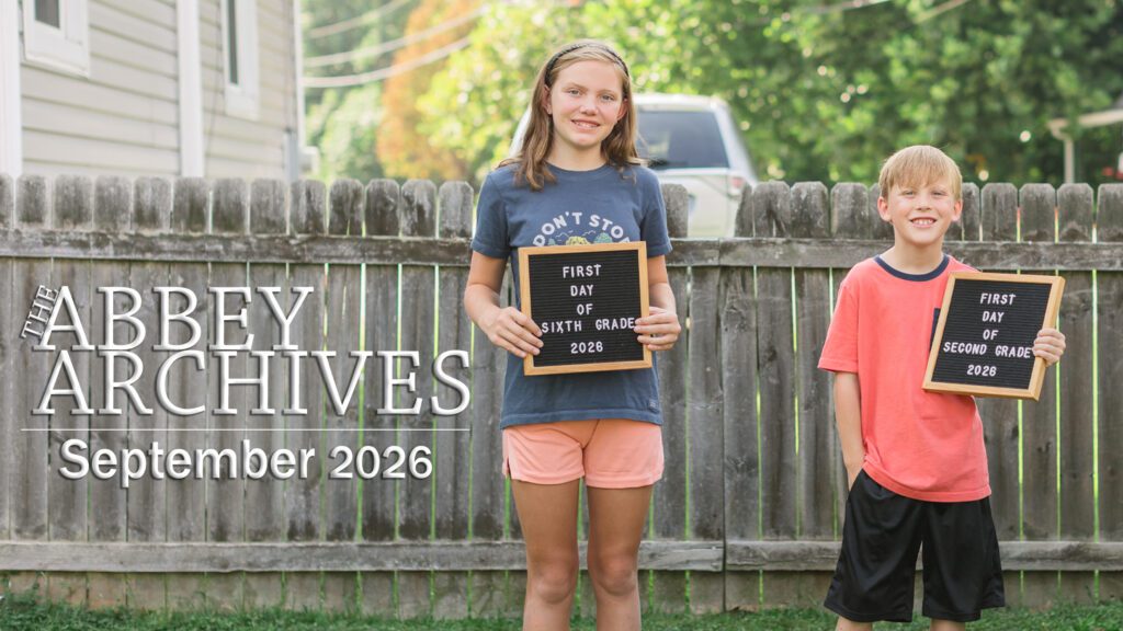 The Abbey Archives - A Compilation of our Home Movies & Family Life in September 2026