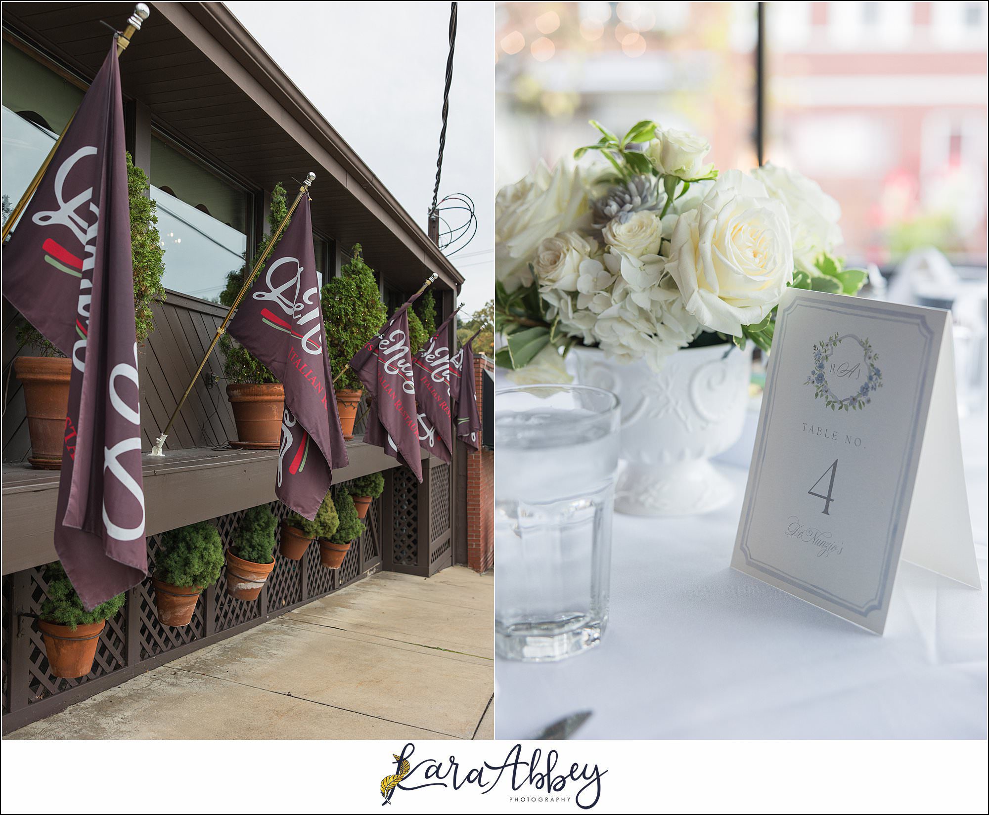 Ranee and John Fall Wedding at DeNunzios Restaurant in Jeannette PA