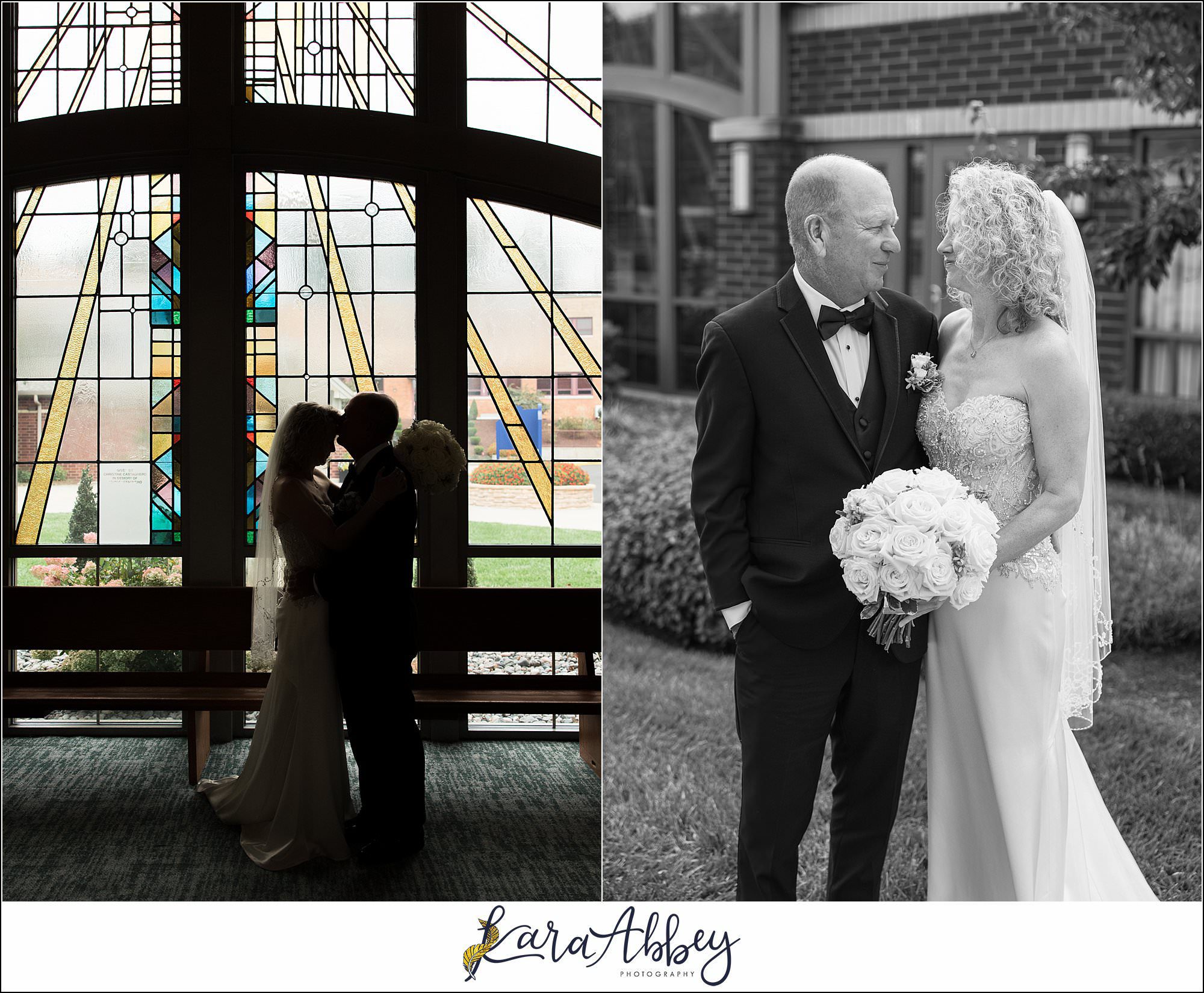 Ranee and John Fall Wedding at Mother of Sorrows Roman Catholic Parish in Murrysville PA